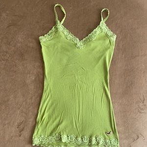Green Hollister Tanktop
